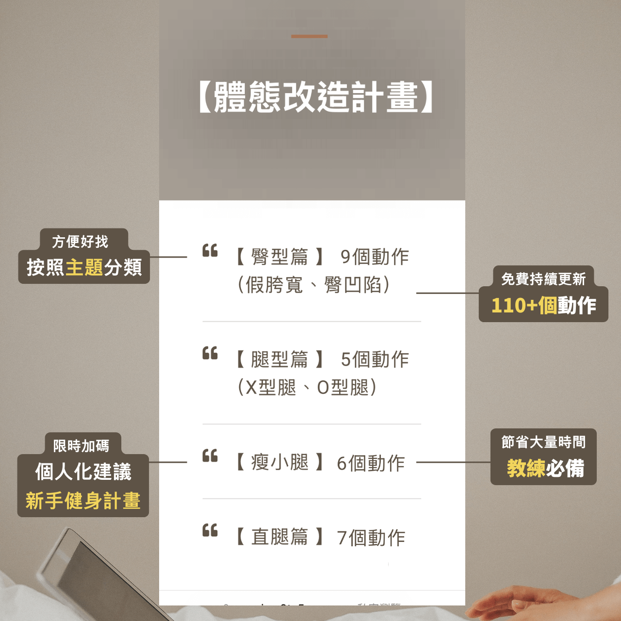 體態改造計畫|(已更新119個動作,125後調漲):圖片 2